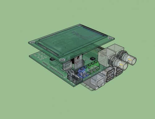 케이스와 부품실장 설명을 위한 3D 작업